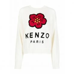 Kenzo Round-neck Knitwear White
